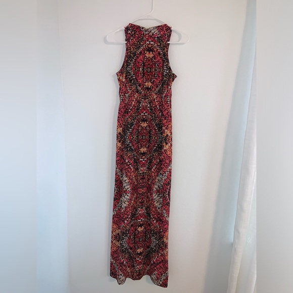 Boho Beaded Detail Sleeveless Maxi Dress Small - Picture 5 of 9